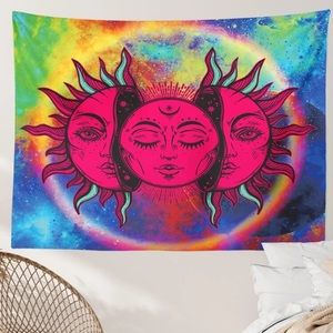 New Sun Print Tapestry